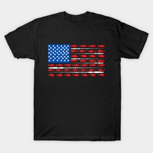 American Flag Fish T-Shirt